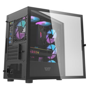 Aigo DarkFlash DLM21 Mesh TG (Mini-Tower) Black Edition – MATX (18)